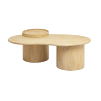 Table basse Silas en bois de manguier moderne pour salon