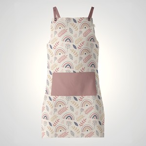 Tablier de cuisine en coton avec sangles réglables et poches avant Tablier polyvalent pour la cuisine, l'artisanat, le jardinage et le barbecue - Product Image 2