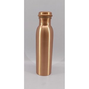 Medium Size Premium Copper <b>Bottle</b> with Glossy Finish Multipurpose Use <b>Plastic</b> Drinkware Fully Packaged - Product Image 2