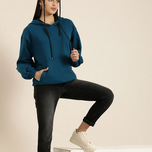 เสื้อมีฮู้ดแขนยาวทรงโอเวอร์ไซส์สำหรับผู้หญิงเสื้อฮู้ดไซส์ใหญ่พิเศษออกแบบได้ตามต้องการ - Product Image 3