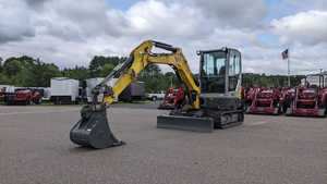 Nueva Mini excavadora Wacker Neuson EZ50, excavadora de orugas hidráulica de cola cero de 5 toneladas, excavadora compacta para construcción - Product Image 2