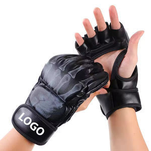 Gants de MMA professionnels de haute qualité, logo personnalisé, vente en gros, gants de grappling en cuir, gants de sparring, gants de boxe en PU, arts martiaux - Product Image 6