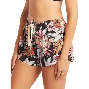 Pantalones cortos de playa informales de cintura alta para mujer, tela transpirable ligera para días calurosos - Product Image 6