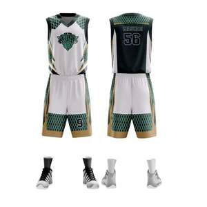 Ensemble de vêtements de basketball personnalisés OEM 2026, ensemble complet de sublimation, maillot de tir, sweat-shirt à manches, uniforme de basketball respirant - Product Image 2