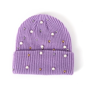 หมวกบีนนี่ถักไหมพรมสำหรับผู้หญิงใช้ได้ทั้งชายและหญิงหมวกบีนนี่ถักแบบนุ่มให้ความอบอุ่น - Product Image 5