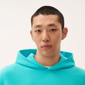 Sudadera con capucha de gran tamaño para hombre 2025, sudadera de algodón, ropa de calle de peso pesado, Top con capucha informal de manga larga a la moda - Product Image 3