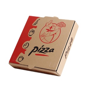 Pizza <b>Box</b> 33x33 Reusable Corrugated Paper Pizza Delivery <b>Box</b> Custom Shape - Product Image 1