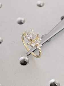 แหวนเพชรหลากสีสีสีทอง18K สำหรับงานแต่งงานและงานหมั้นสำหรับผู้หญิงเครื่องประดับเพชร CVD HPHT ขายส่ง - Product Image 4