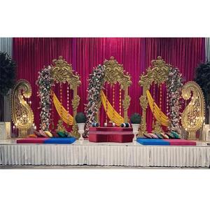 Gran Henna fiesta evento escenario decoración único Mehndi escenario decoración Props Royal Maharani boda Mehndi escenario - Product Image 1