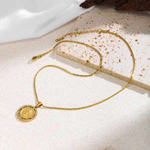 Collar con Colgante de la Virgen María, de Lujo, Chapado en Oro, con Diamantes, Estilo Hip Hop, en Plata de Ley, Éxito de Ventas Transfronterizo - Product Image 3