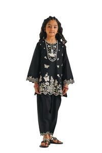 Kurta de verano para niñas étnicas indias con estilo-Ropa informal colorida de secado rápido y absorción de humedad para niños - Product Image 6