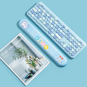 Kawaii 3D Gaming <strong>Mouse</strong> Pad with Silicone Cushion Slow Rebound Wrist Support Cute Cartoon Style Office Wrist Rest Memory Foam - Product Image 4
