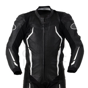 ชุดมอเตอร์ไซด์หนังทนทานสวมใส่สบายมีสไตล์เหมาะสำหรับการแข่งขันแข่งมอเตอร์ไซค์หนังออกแบบได้ตามต้องการ - Product Image 6