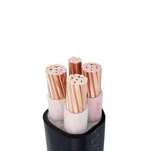 Kabel listrik listrik kabel 25mm2 35mm2 120mm2 3 core 4 core XLPE kabel lapis baja terisolasi untuk industri konstruksi