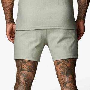 Pantalones Cortos Deportivos Casuales de Alta Calidad Personalizados 2024, Pantalones Cortos Deportivos de Color Sólido para Hombre, de Algodón Transpirable de Secado Rápido para Correr y Hacer Ejercicio - Product Image 2