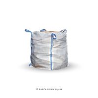 Sac Jumbo FIBC ventilé de haute qualité en PP tissé, 1200 kg, 100x100x120 cm, 4 panneaux/circulaire, impression flexographique pour le stockage