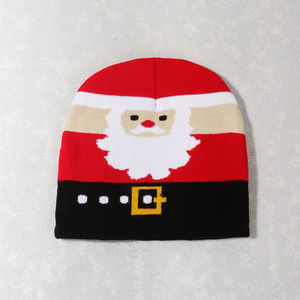 Gorro de Punto Familiar a Juego para Navidad, Gorro de Invierno Cálido para Madre e Hijo, Estilo Familiar, Gorro de Santa Claus de Ganchillo - Product Image 6