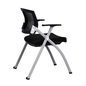 Silla de Oficina Plegable Minimalista Beema 01 BFGX004, Silla de Tela con Respaldo de Malla y Reposacabezas Ajustable en Altura para Uso Doméstico - Product Image 2