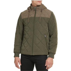 2026 Customized Men Puffer <b>Jacket</b> Printed <b>Fleece</b> Waterproof Breathable Eco-Friendly Petal Sleeve Wool-<b>Lined</b> Comfortable High - Product Image 4