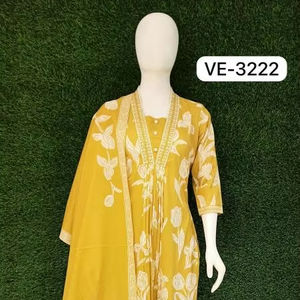 ARTRIDHHS Juego Kurti de Algodón de Diseñador para Mujer, Sabor a Fiesta, Mercado Mayorista en Línea, para Fiestas, con Sabor al - Product Image 1