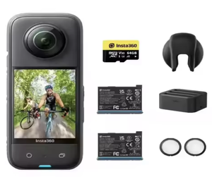 Cámara de Acción 360° 100% Auténtica e Impermeable, Sensores de 1/2\" y 48MP, Video HDR de 5.7K, Pantalla de 2.0\", Zoom Óptico de 21x-40x, 3 Años de Garantía, USB, Audio - Product Image 1