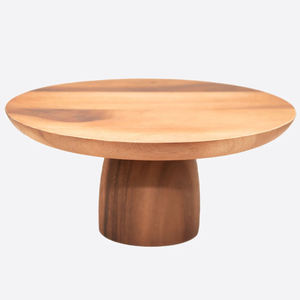 Mayorista Soporte de pastel de madera Diseño antiguo Hecho a mano Venta al por mayor Soporte de pastel Top redondo Nuevo Soporte de pastel de madera asequible de lujo - Product Image 3