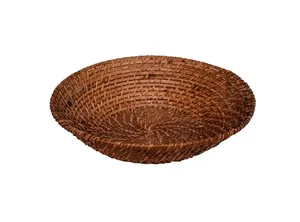 Great Quality Rattan Serving <b>Bowl</b> in Natural Weave Perfect for Kitchenware and Restaurant Wholesale Supplies - Product Image 3