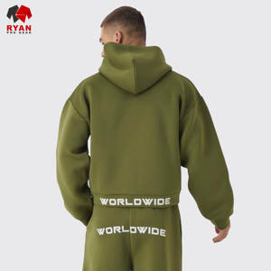 Survêtement pour homme personnalisé Ryan Pro Gear, col à capuche, fermeture éclair, avec logo personnalisé OEM ODM - Product Image 2