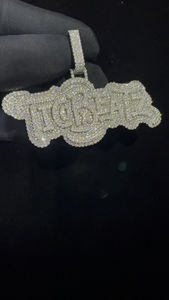 Colgante Solitario de Moissanita VVS de Alta Calidad con Cadena de Plata de Ley Hipoalergénica, Ideal para Regalos de Aniversario y Boda - Product Image 4