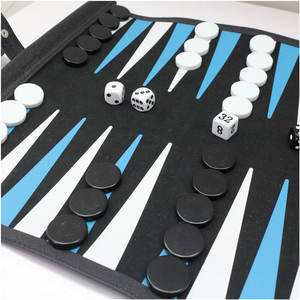 Juego de Ajedrez y Backgammon Portátil al por Mayor, Tablero Enrollable de Cuero PU Cuadrado para Viajes al Aire Libre, Fiestas y Regalos - Product Image 6