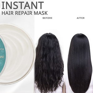 Masque réparateur instantané pour cheveux 200g Crème pour la réparation des cheveux abîmés avec huile de ricin et kératine OEM ODM Marque privée - Product Image 2