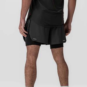 กางเกงขาสั้นห้านิ้วสำหรับเล่นบาสเก็ตบอลยิมสำหรับผู้ชายกางเกงขาสั้นแบบธรรมดามีกระเป๋าสองด้านลึกสำหรับฤดูร้อน - Product Image 5