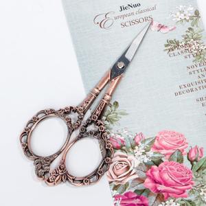 Wholesale Vintage <b>Floral</b> Pattern <b>Scissors</b> Nail Art Foil Cutter Seamstress <b>Scissor</b> Antique Sewing Fabric Tool Pakistan - Product Image 6