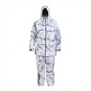 Custom Logo Breathable Power Stretch <b>Canvas</b> Long Sleeve Polyester Cotton Solid Unisex Hunting Uniform Set for Adults OEM - Product Image 1