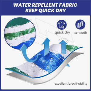 Pantalones cortos de playa con estampado de cintura elástica para hombre, transpirables, vacaciones de verano, ocio, pantalones cortos de pesca para hombre, pantalones cortos informales para hombre - Product Image 4