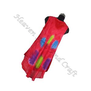 Moda Europea 2025 mujeres fiesta Maxi vestido Tie Dye rayón Casual Maxi Tie Dye Boho Gypsy vestido rayón ropa de noche vestido DRT010A - Product Image 3