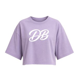 Camiseta Corta Extra Grande Personalizada para Mujer, Camiseta de Algodón Estilo Urbano, Impresión de Logotipo Personalizado, OEM ODM, Ropa Casual de Moda - Product Image 3
