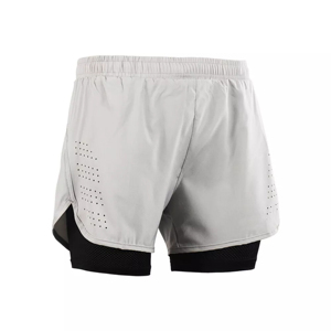 2024 mejores pantalones cortos deportivos de gimnasio para correr de secado rápido de doble capa para hombres al aire libre maratón Fitness pantalones cortos transpirables antiluz para hombres - Product Image 2