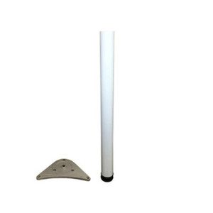 Piede in Acciaio per Tavoli Diametro 60 Cm.71 Bianco - Product Image 1