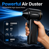 Souffleur d'air portable Mini Shark, ventilateur manuel puissant, dépoussiéreur à air comprimé pour voiture et extérieur
