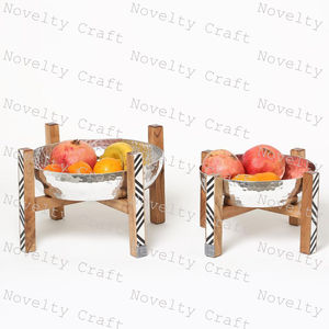 Cuencos de acero hechos a mano para servir, cuencos de comida de Metal de nuevo diseño, tamaño estándar para decoración del hogar, técnica pulida exportada a la India - Product Image 3