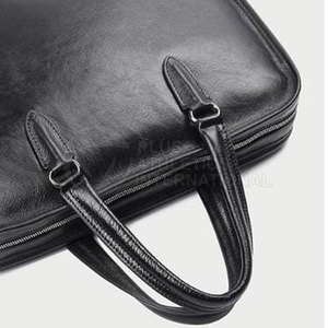 2024 Wholesale Genuine 100% <b>Leather</b> <b>Laptop</b> <b>Bag</b> High Quality <b>Leather</b> <b>Laptop</b> <b>Bag</b> for Unisex with Customization - Product Image 2