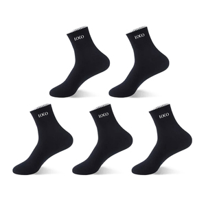 Calcetines de algodón respetuosos con el medio ambiente, estampados personalizados para moda sostenible, tela suave transpirable, aptos para uso diario - Product Image 6