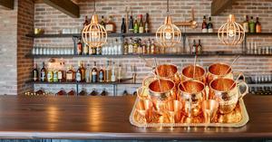Hammered Moscow Mule Mug Set <b>Copper</b> Shot Glasses <b>Copper</b> Drinking Straws with <b>Copper</b> Tray Complete Set for coffee mugs gift set - Product Image 5