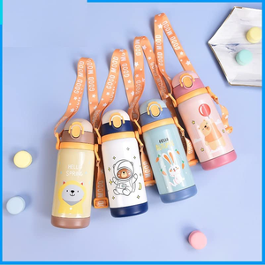 Botella de Vacío para Niños de 450 ml, Mantiene Bebidas Frías o Calientes, Material PE Recubierto, Apta para Lavavajillas, Ideal para Senderismo y Camping - Product Image 6