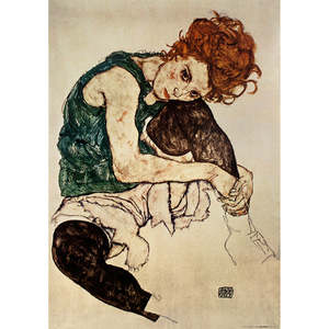 Impression d'art sur papier, design moderne, Egon Schiele - Product Image 1