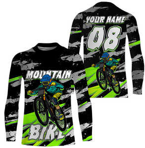 Maillot de course en montagne de motocross pour hommes de haute qualité et design personnalisé Chemises de moto pour adultes avec service OEM Vêtements de football - Product Image 1