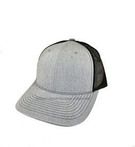 Chapeau de sport respirant en maille gris chiné avec logo personnalisable en gros, de haute qualité et style classique pour adultes, fabriqué au Vietnam - Product Image 2