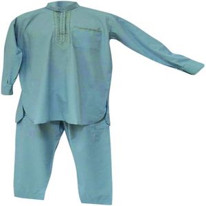 Fabricación de algodón de alta calidad musulmán manga larga hombres Shalwar Kameez precio al por mayor transpirable nueva moda logotipo personalizado sólido - Product Image 6