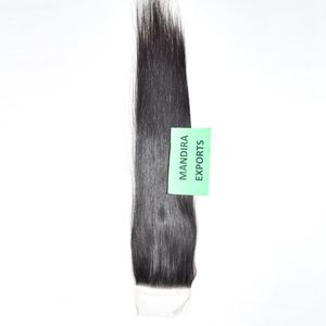 Proveedor al por mayor de cabello virgen alineado con cutícula crudo indio sin enredos largo HD encaje suizo mechones de cabello liso cabello humano - Product Image 2